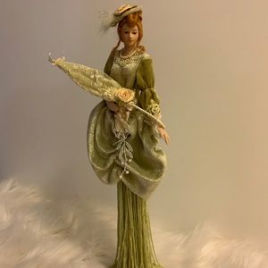 Vintage Porcelain Doll - Tassel Doll